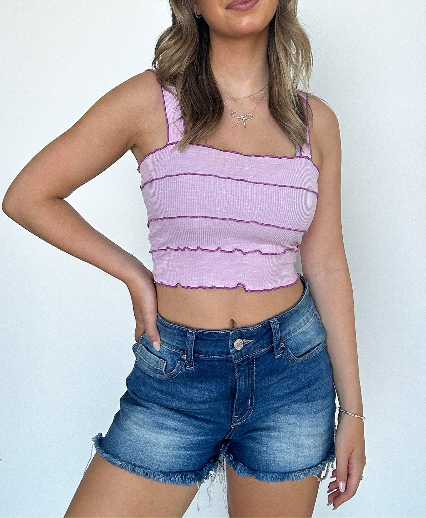 Contrast Tank Top