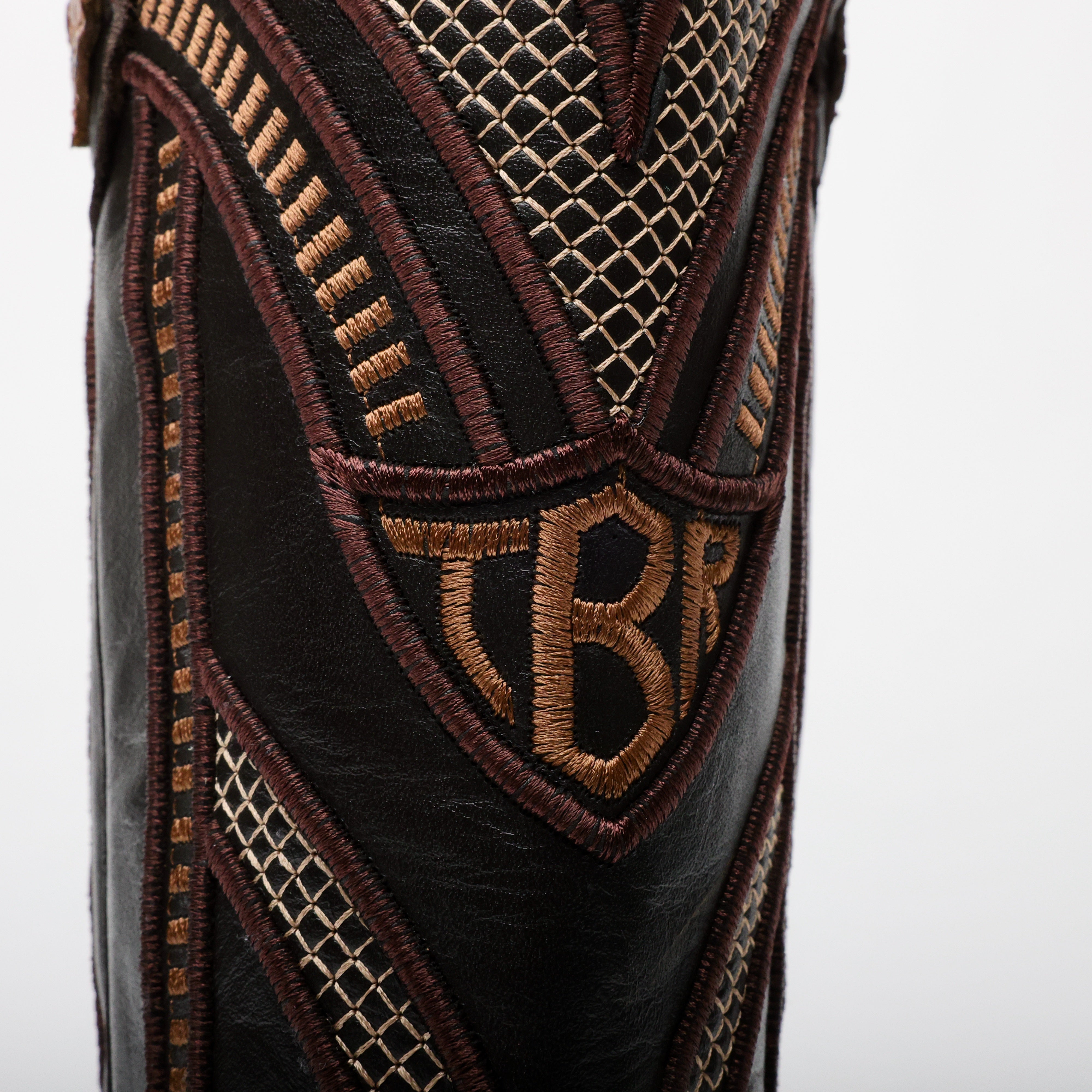 Honey Caiman Belly Leather Boots - Square Toe