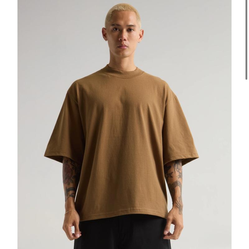 t Men’s Heavyweight Oversized Cotton T-Shirt