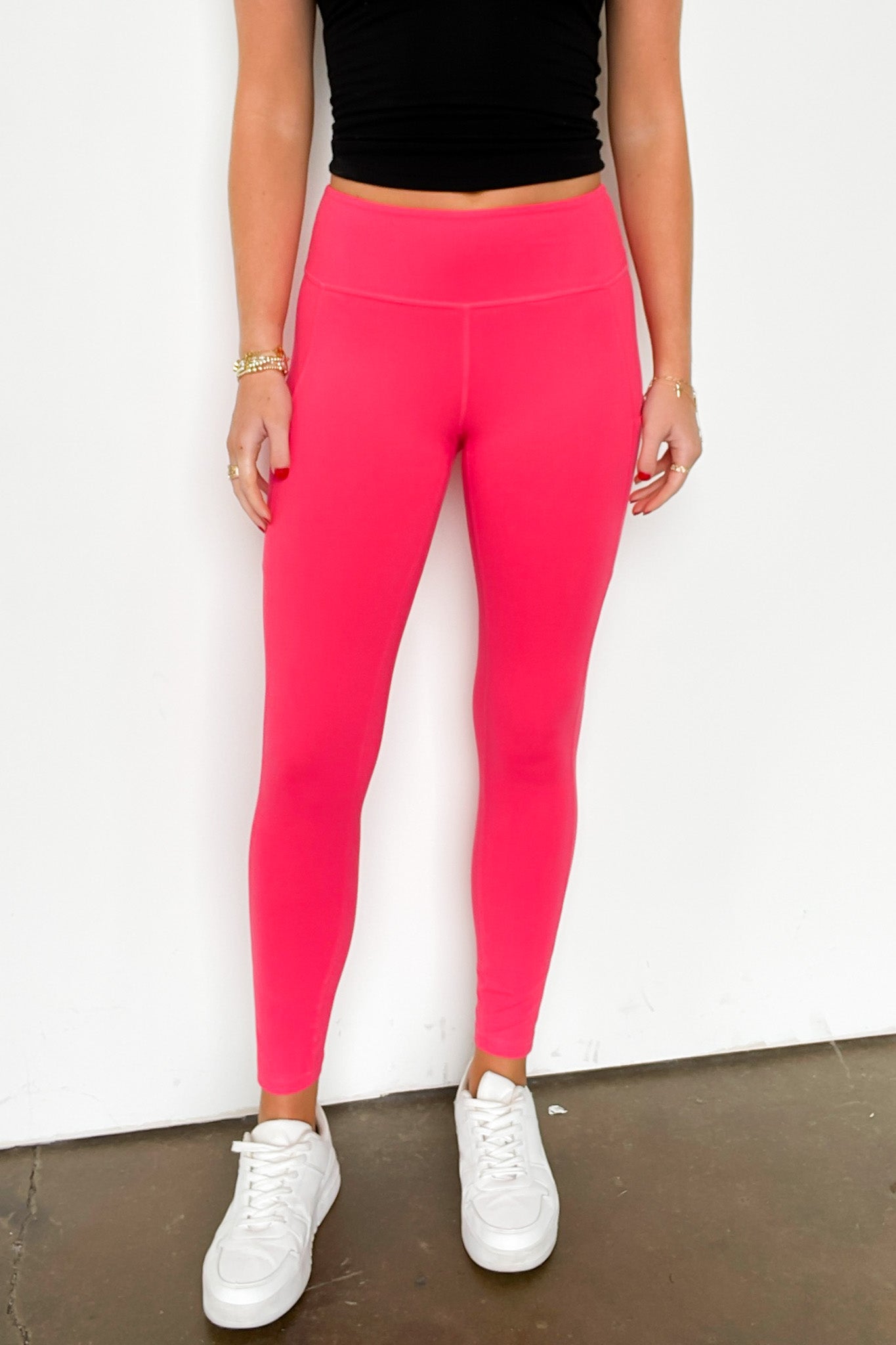 High Waist Side Pocket Leggings