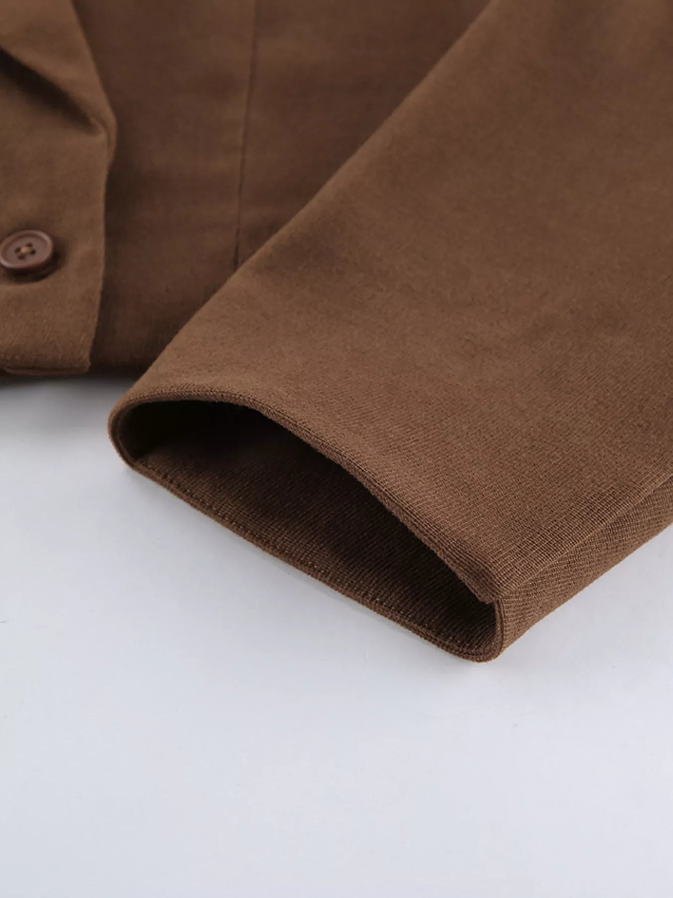 Double-Breasted Blazer & Asymmetrical Skirt Set