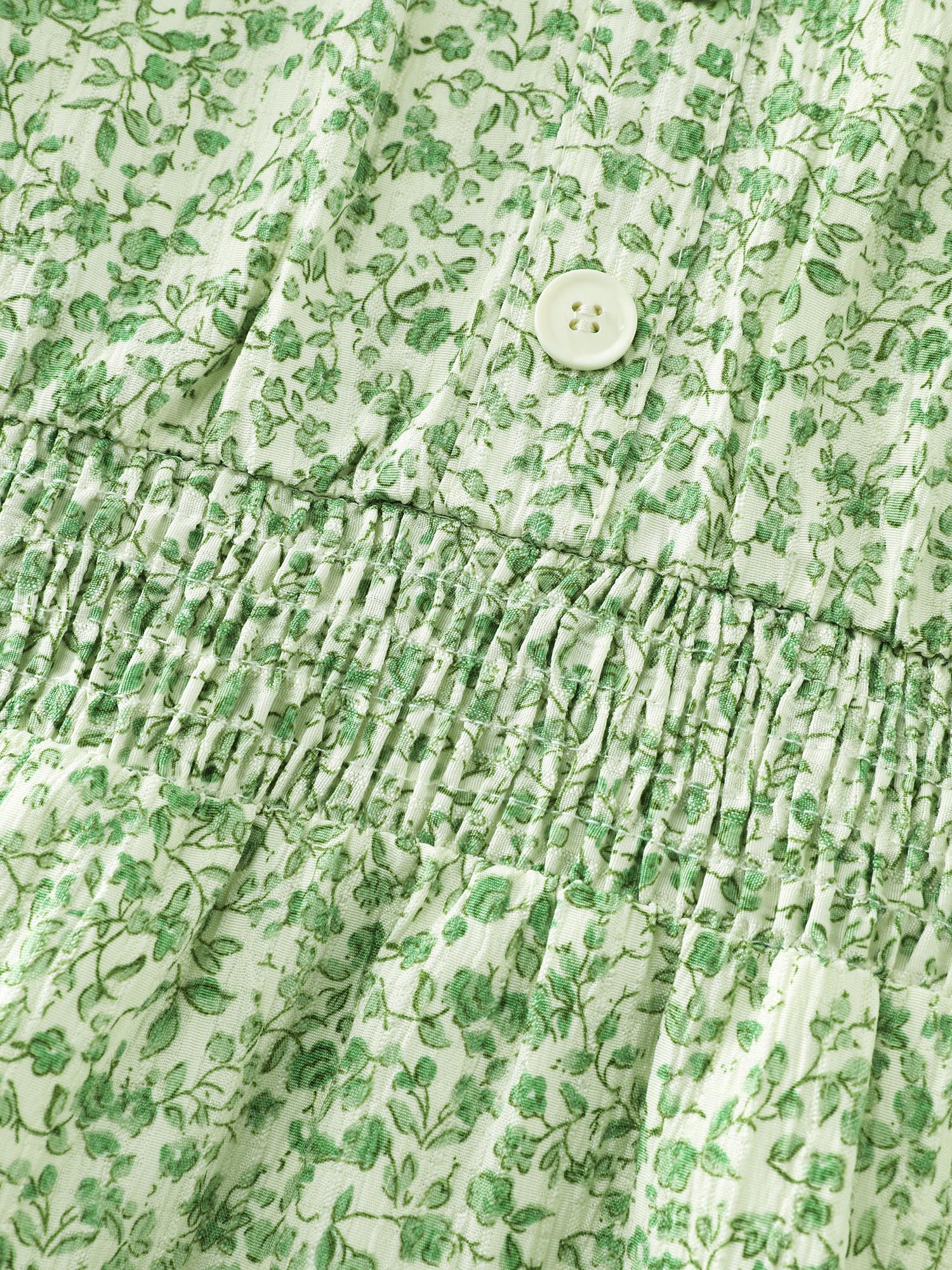 Breezy Floral Print Ruffled Hem Mini Dress