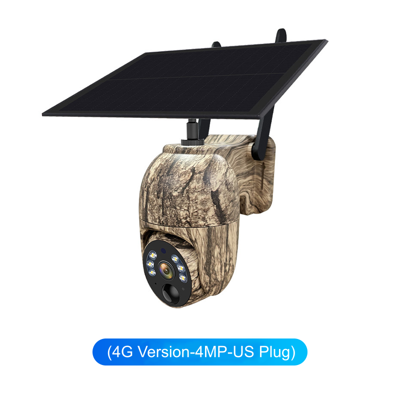Solar-Powered PTZ Security Camera