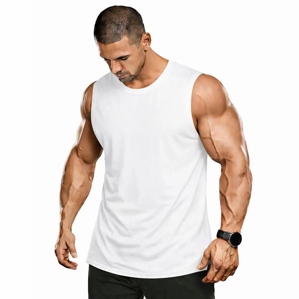 Unisex Cotton Sleeveless Tank Top – Relaxed Fit Summer Essential