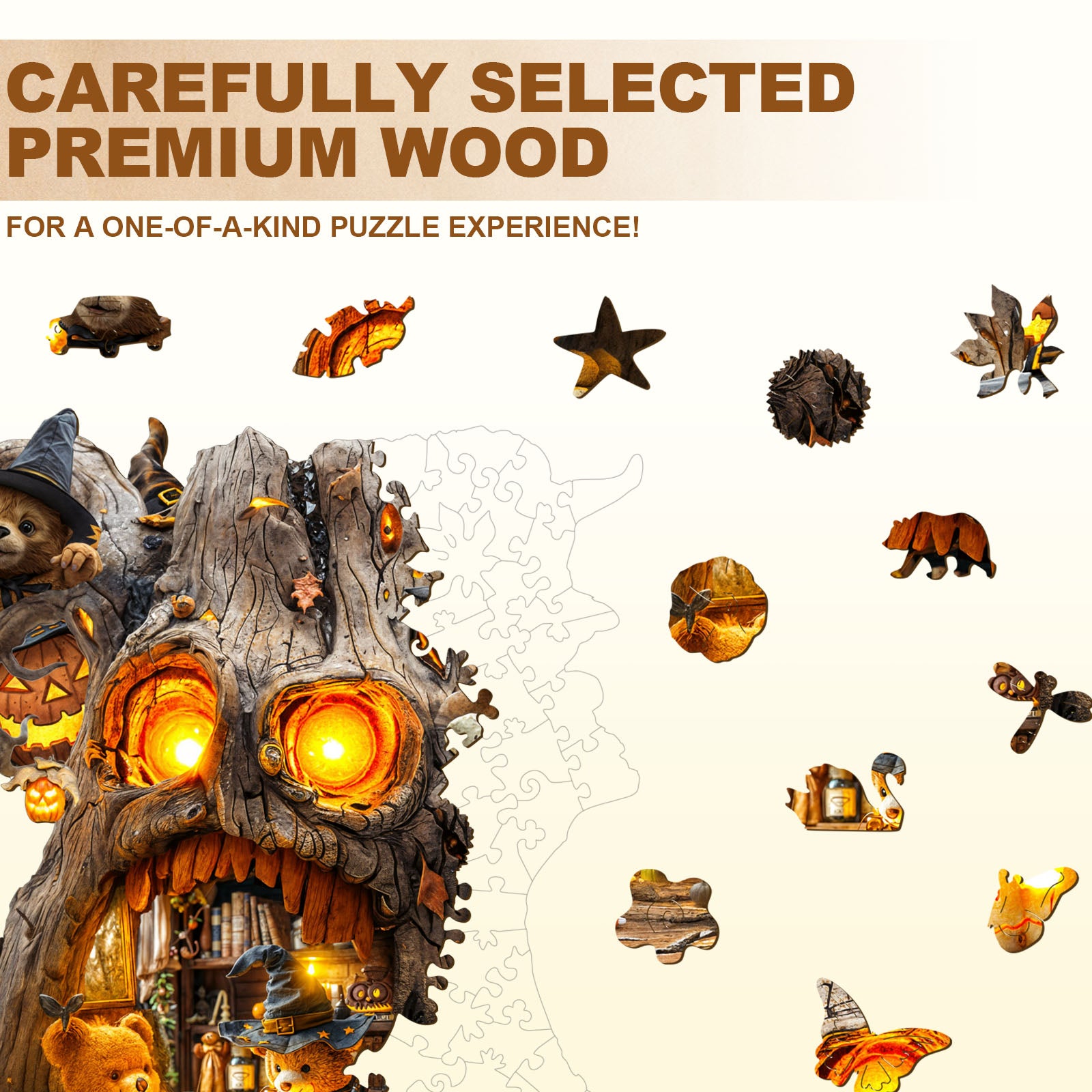 Enchanted Bearhouse Wooden Jigsaw Puzzle