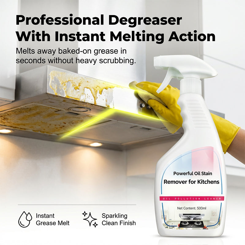 Powerful Oil Stain Remover for Kitchens