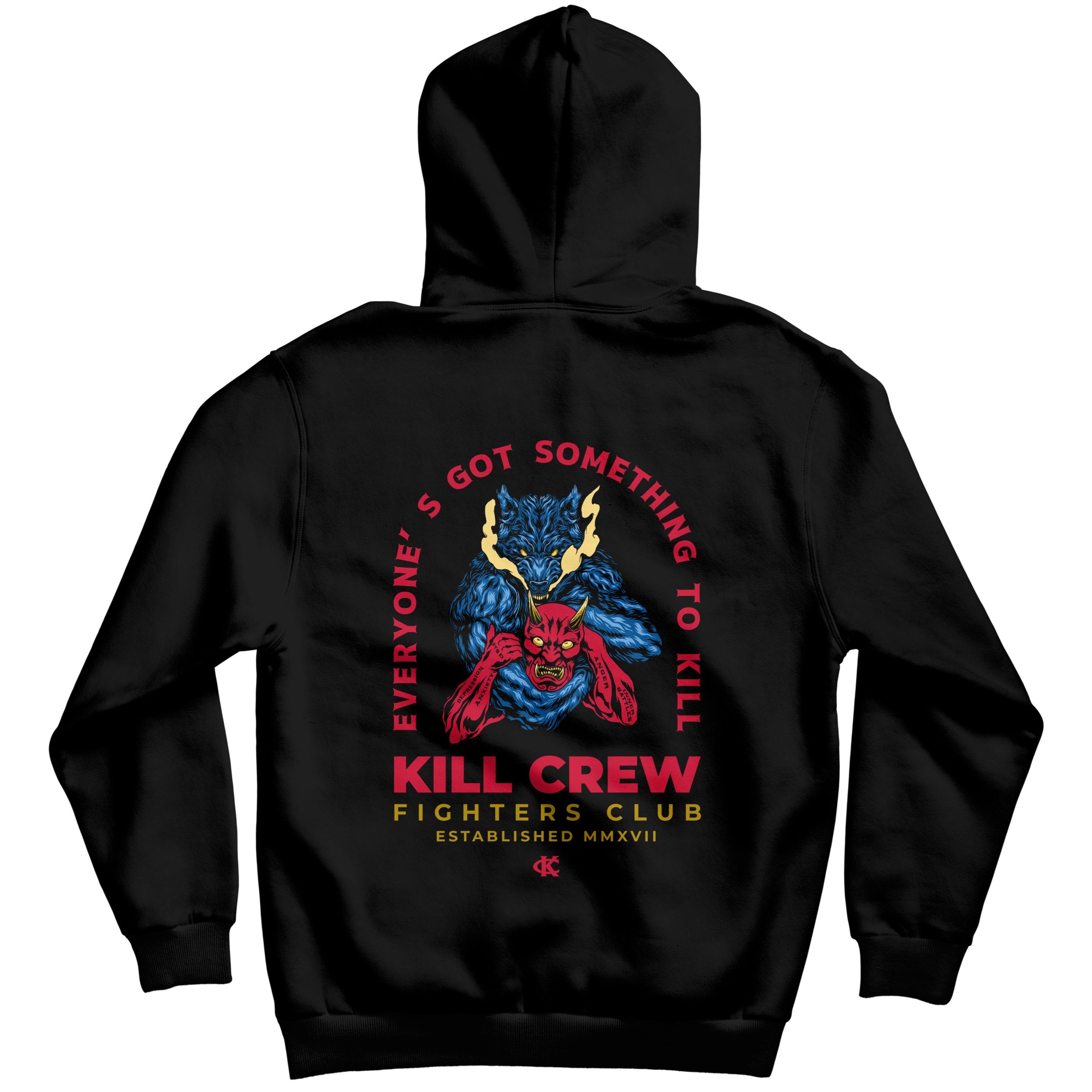 INNER DEMONS HOODIE - BLACK
