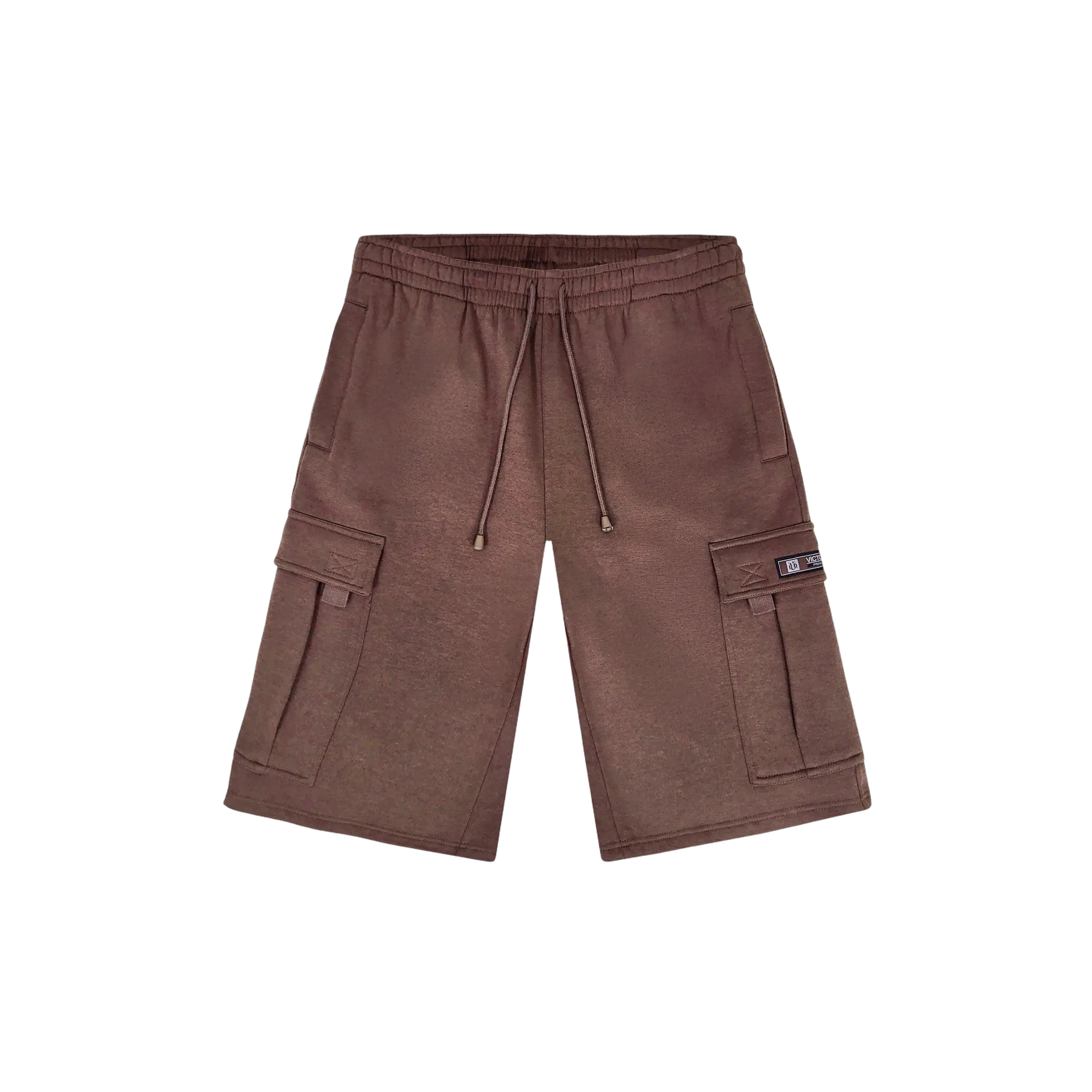 Baggy fit Fleece Shorts Menswear Cargo pocket