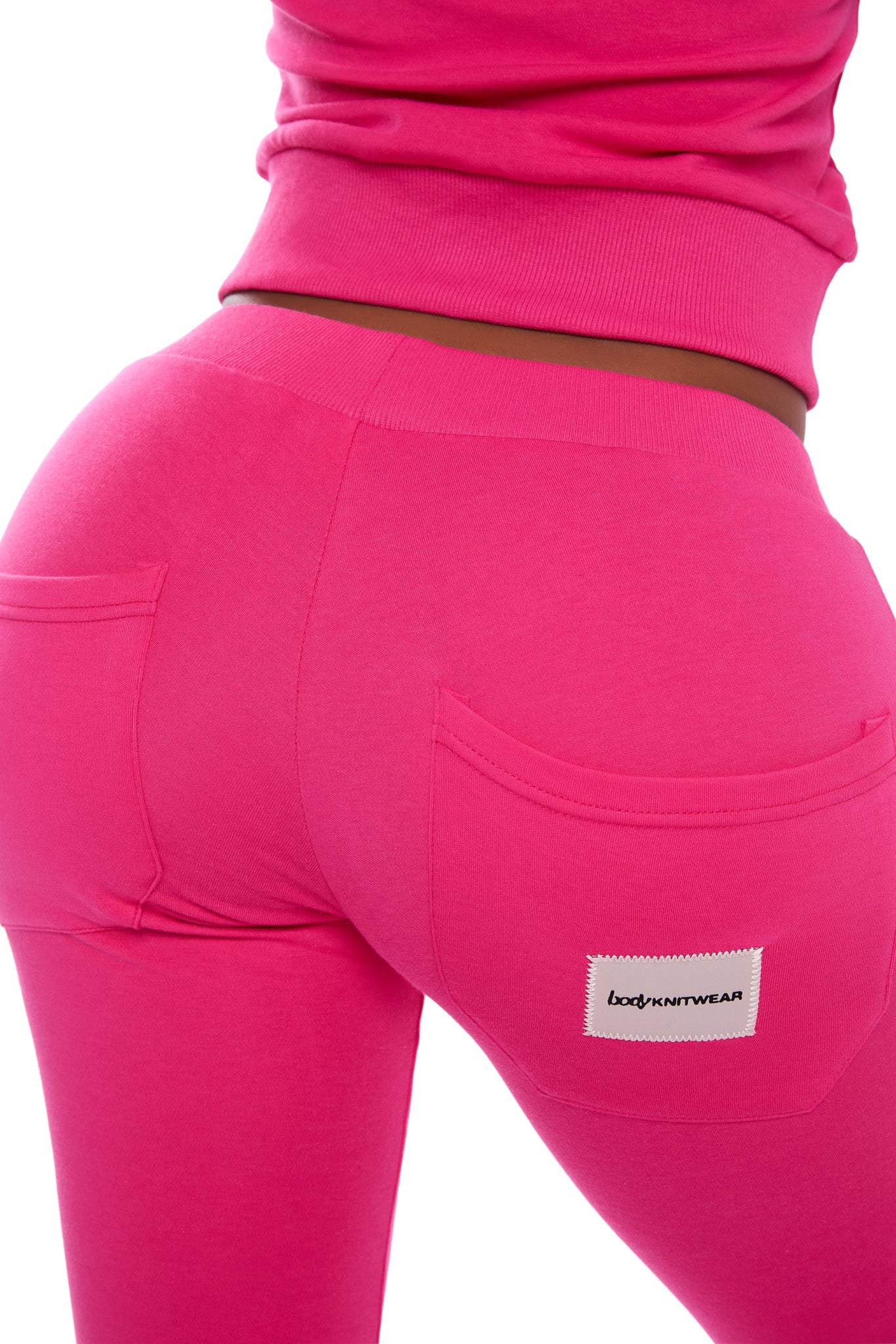 BODY KNITWEAR PANTS (MAGENTA)