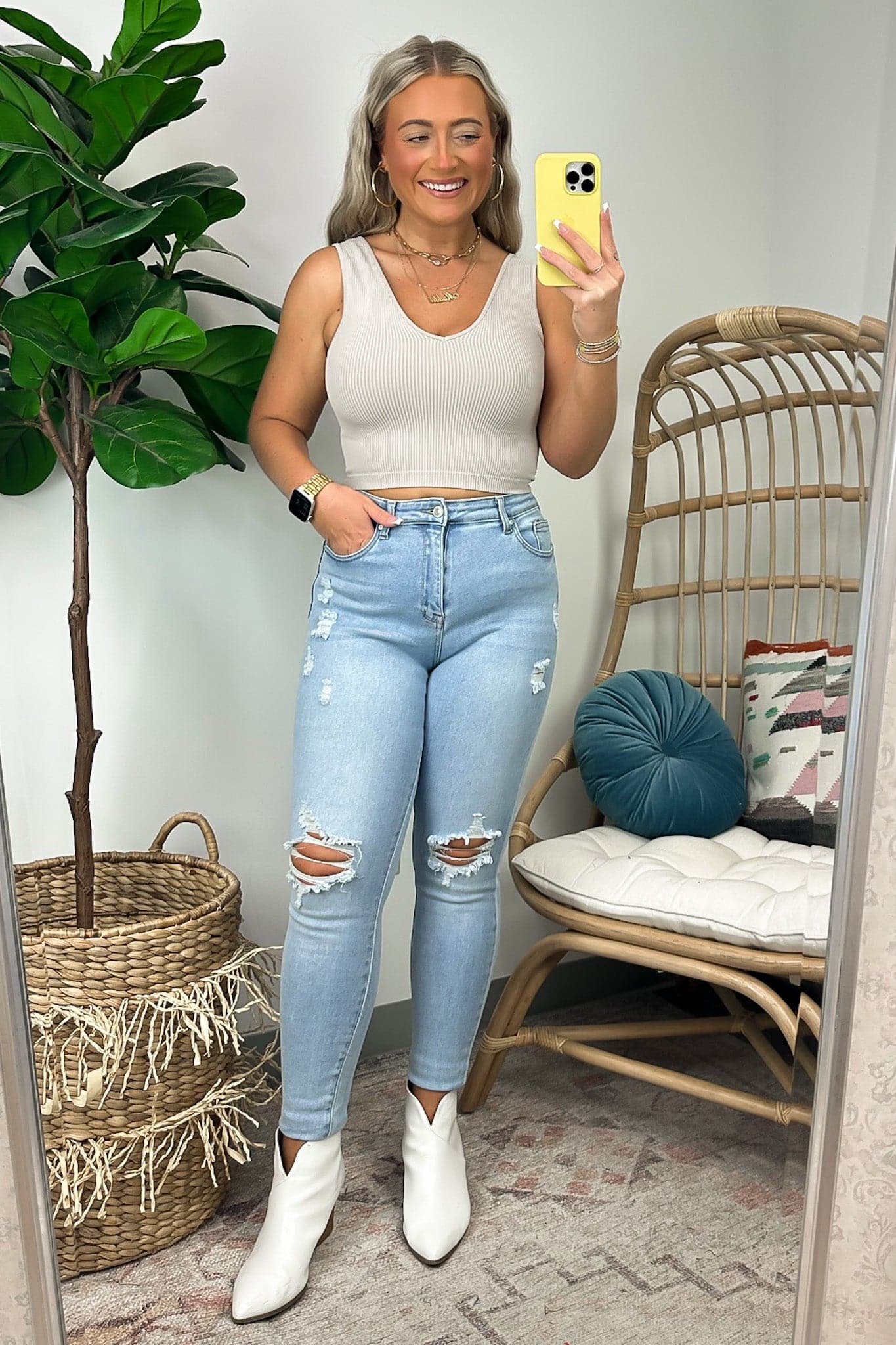 Ribbed Reversible Brami Top