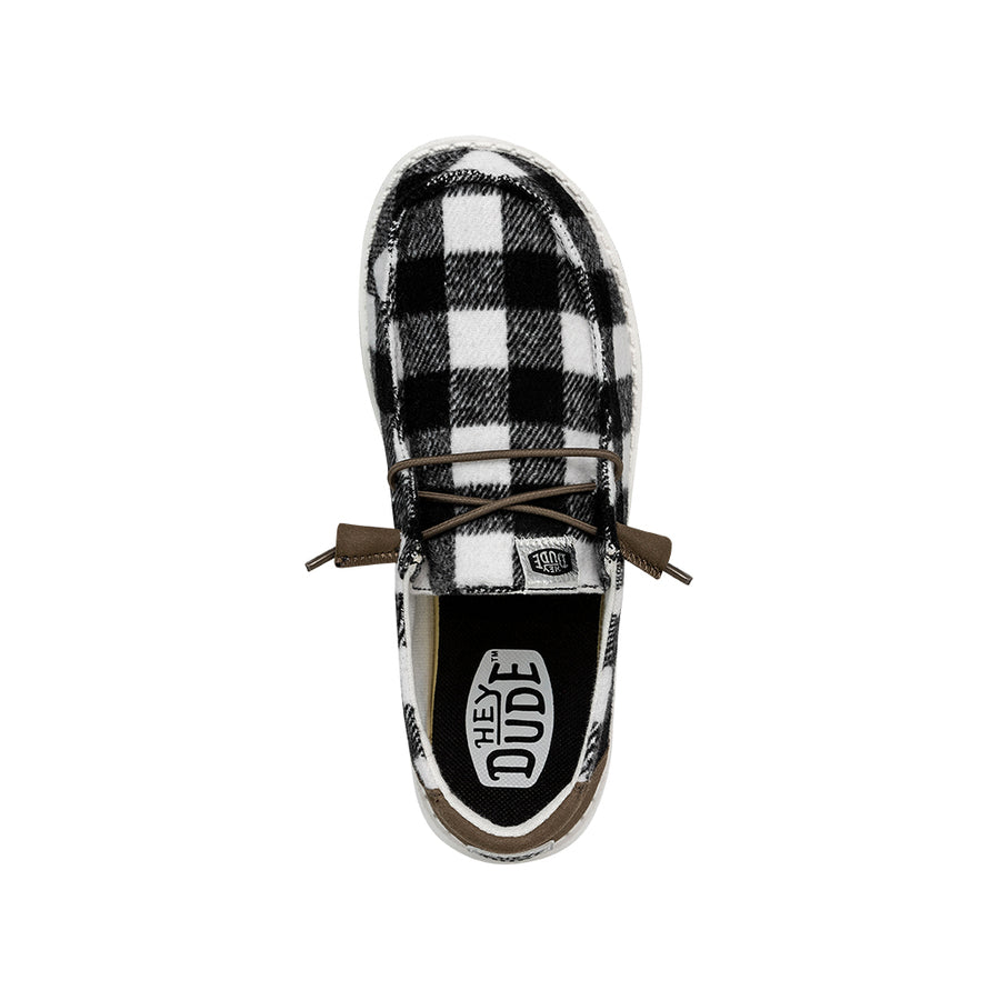 Wendy Buffalo Plaid - White and Black Plaid