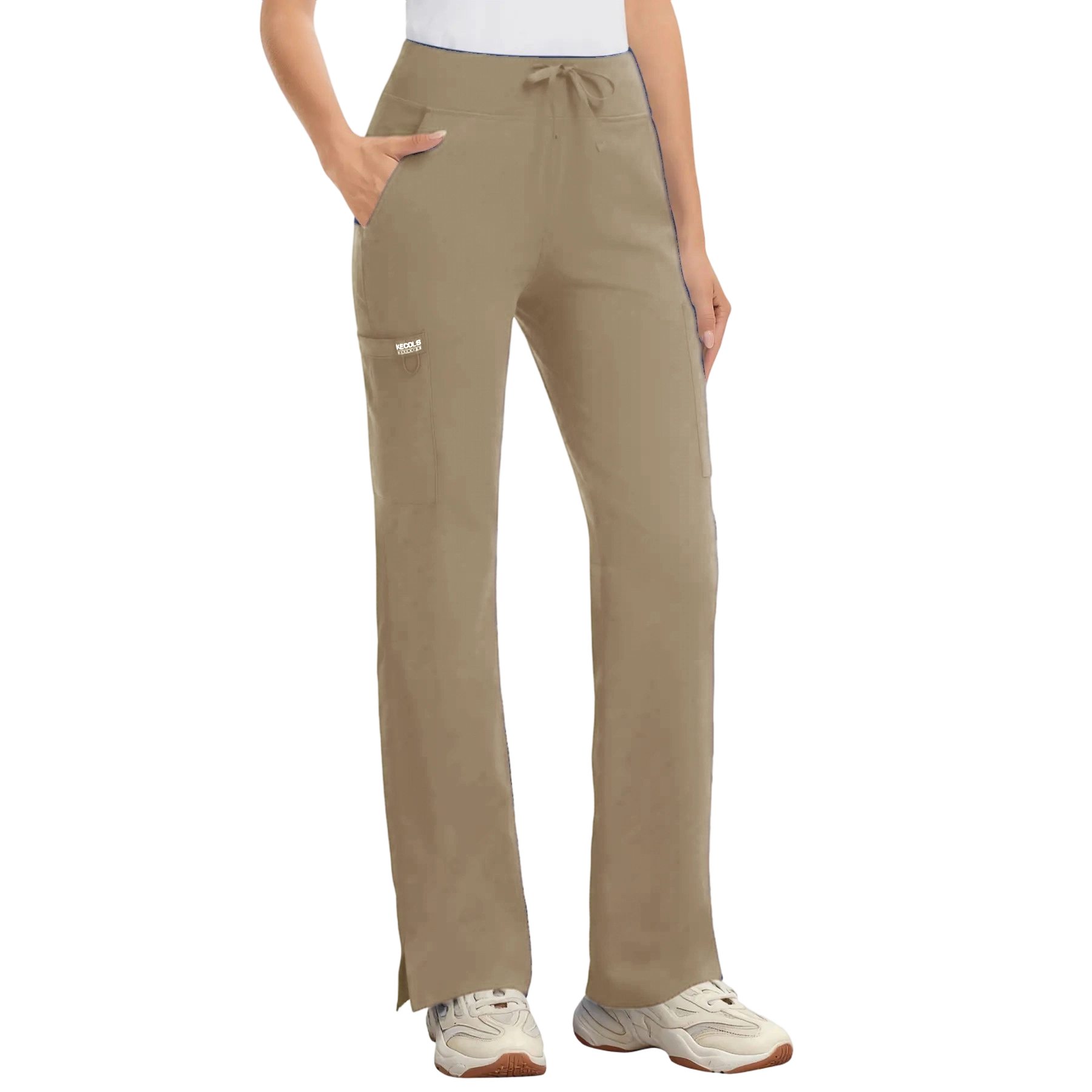 👖 Women’s High-Rise Stretch Scrub Pants – 5 Pocket Medical Work Pants