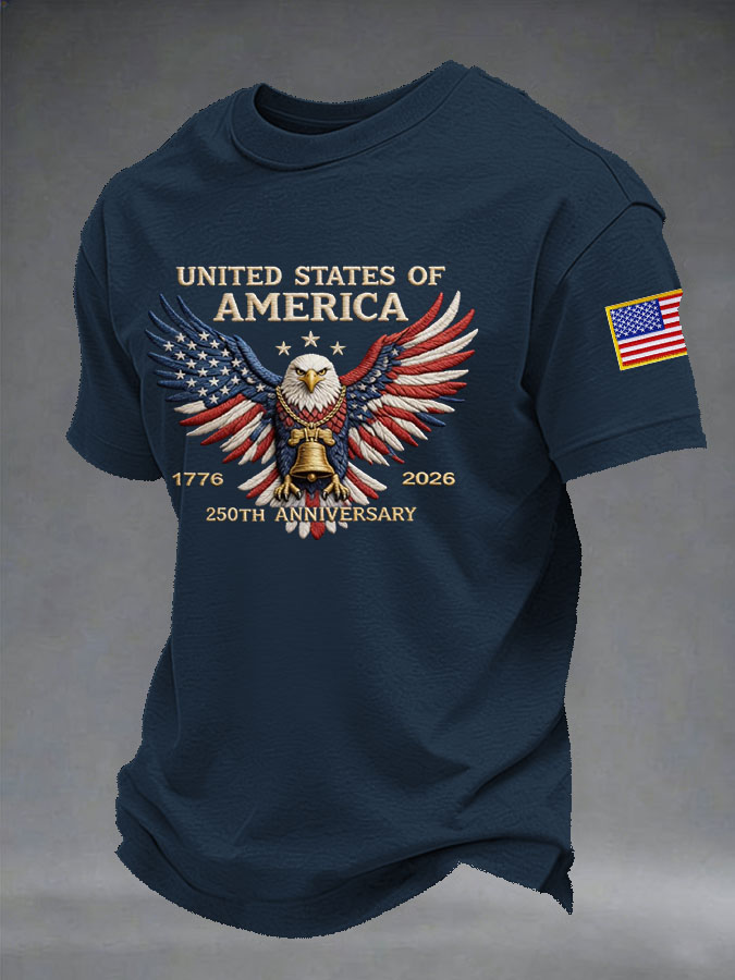 Men'S Retro 250th Anniversary of The United States T-Shirt