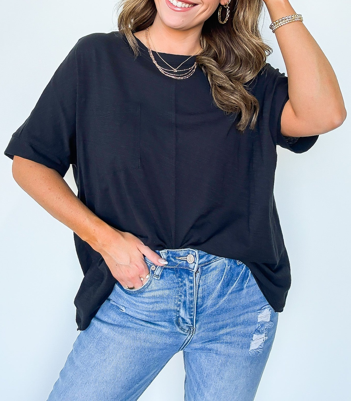 Live in Comfort Relaxed Pocket Tee