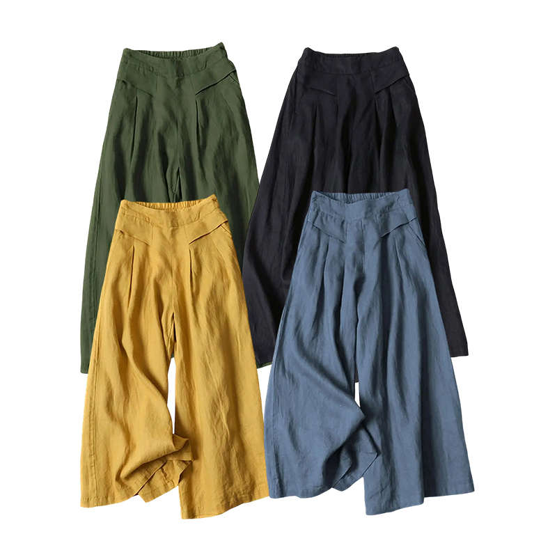 Women's Elastic Waist Culottes