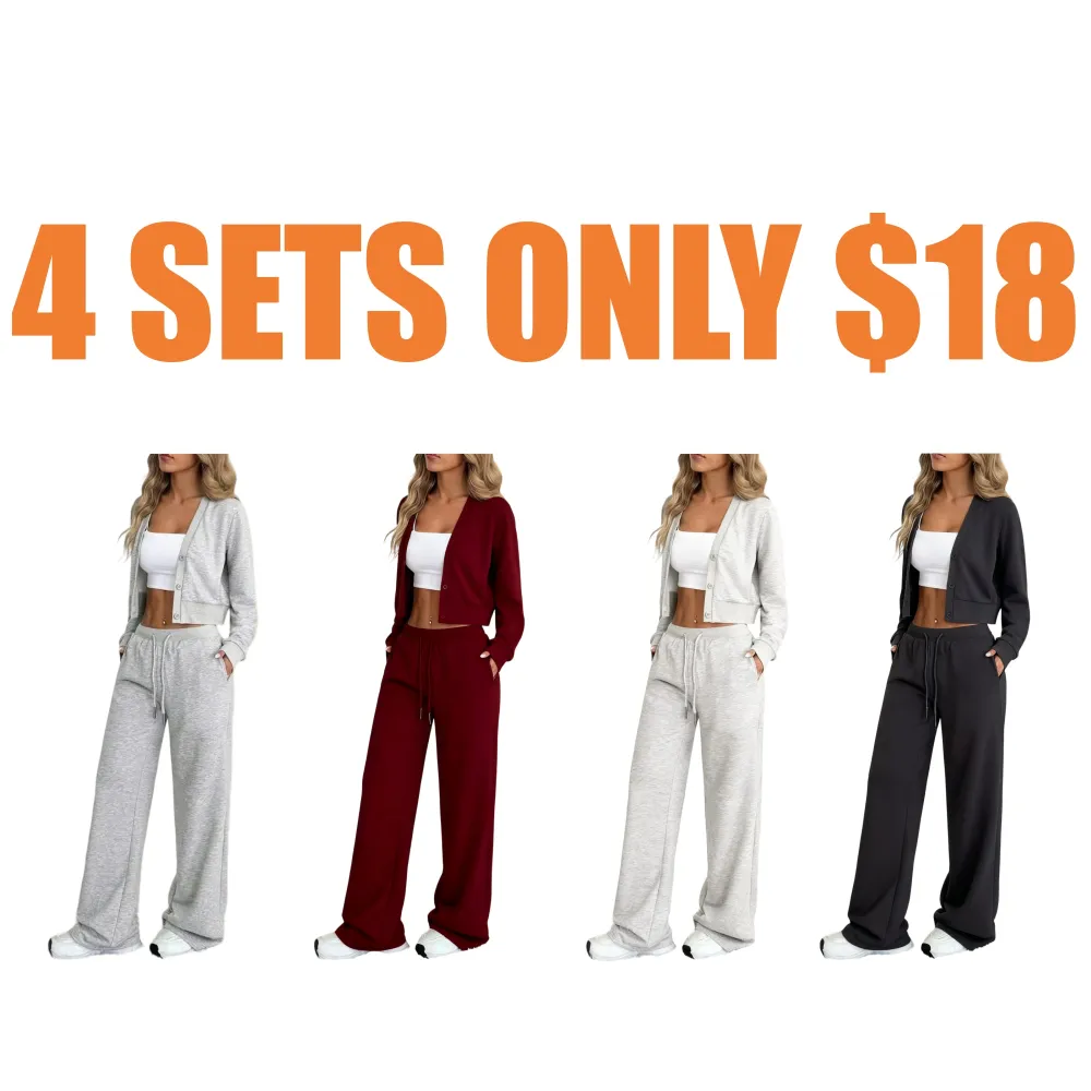 Women's Long Sleeve Jacket & Pants Set