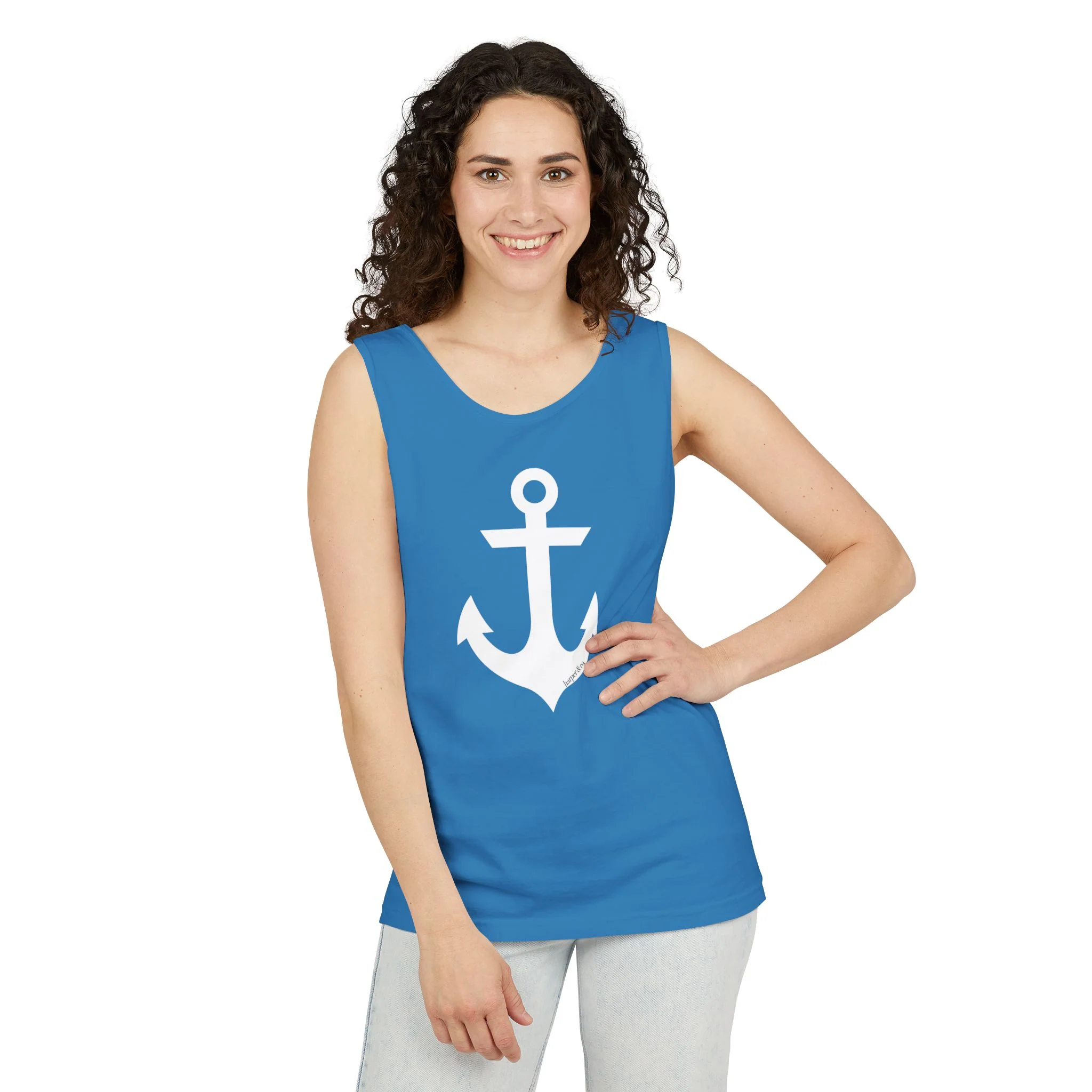 Anchors Aweigh Comfort Colors Unisex Garment-Dyed Tank Top Multiple Colors