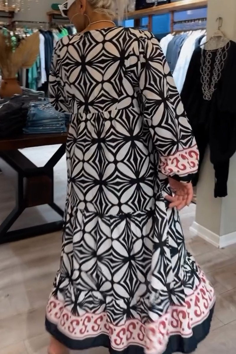 Women's loose floral dress