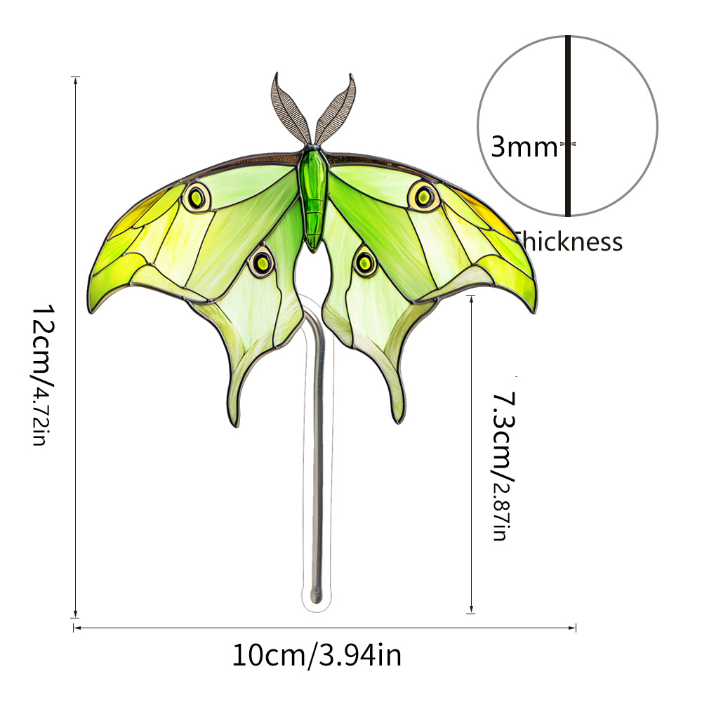 Stained Glass Kingfisher Suncatcher Decoration