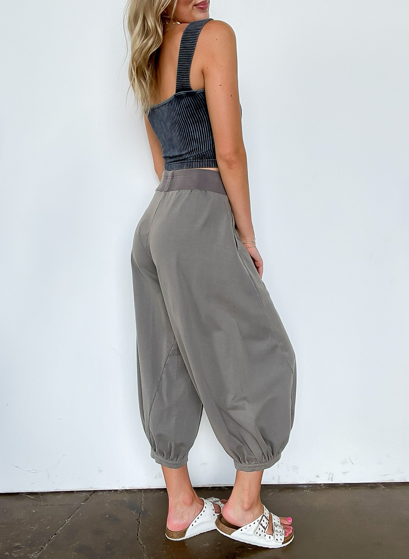 Acid Wash Bubble Pants