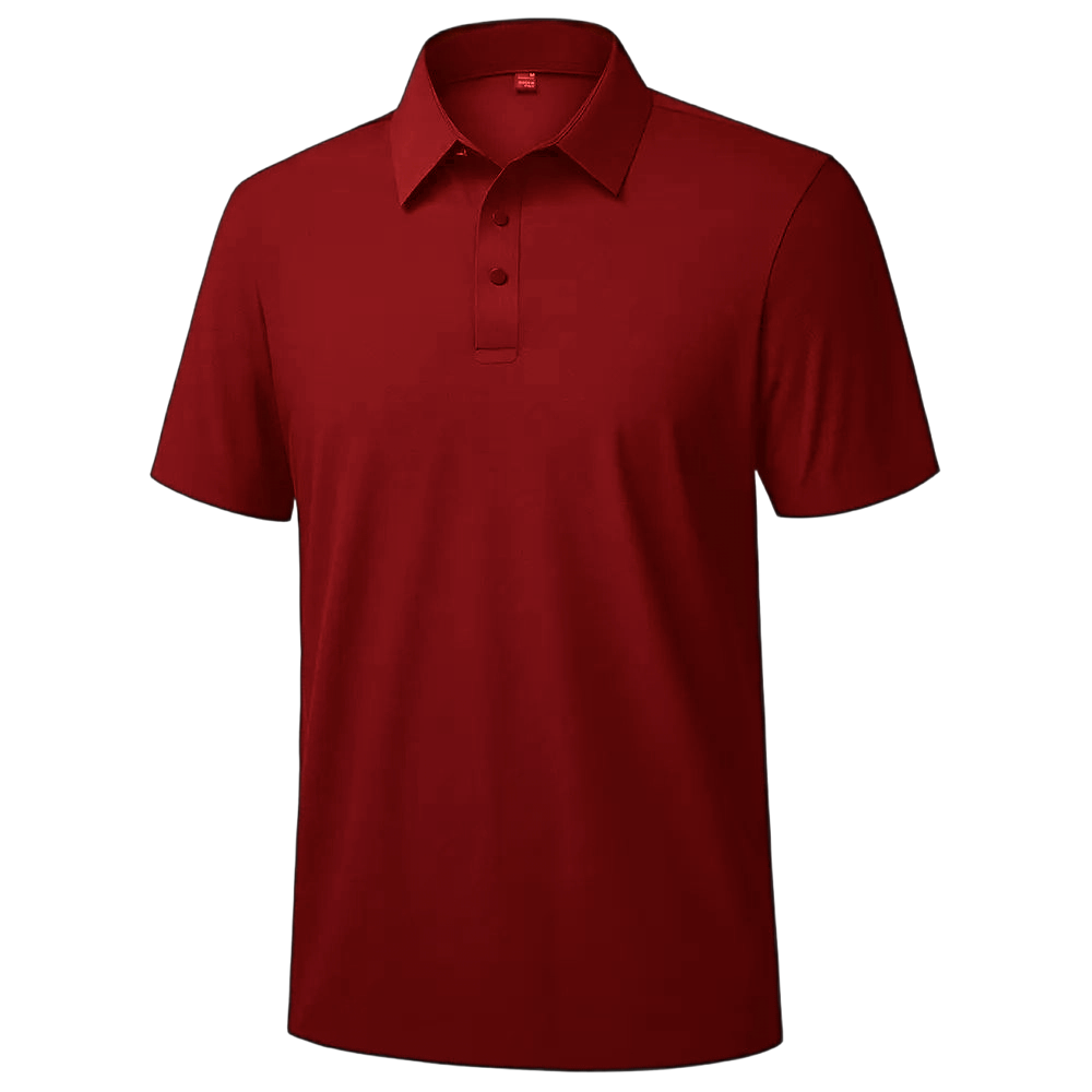 Men's Pique Polo Shirt Dry Fit Golf Shirts Short Sleeve Moisture Wicking Slightly Stretchy Casual Business Wear