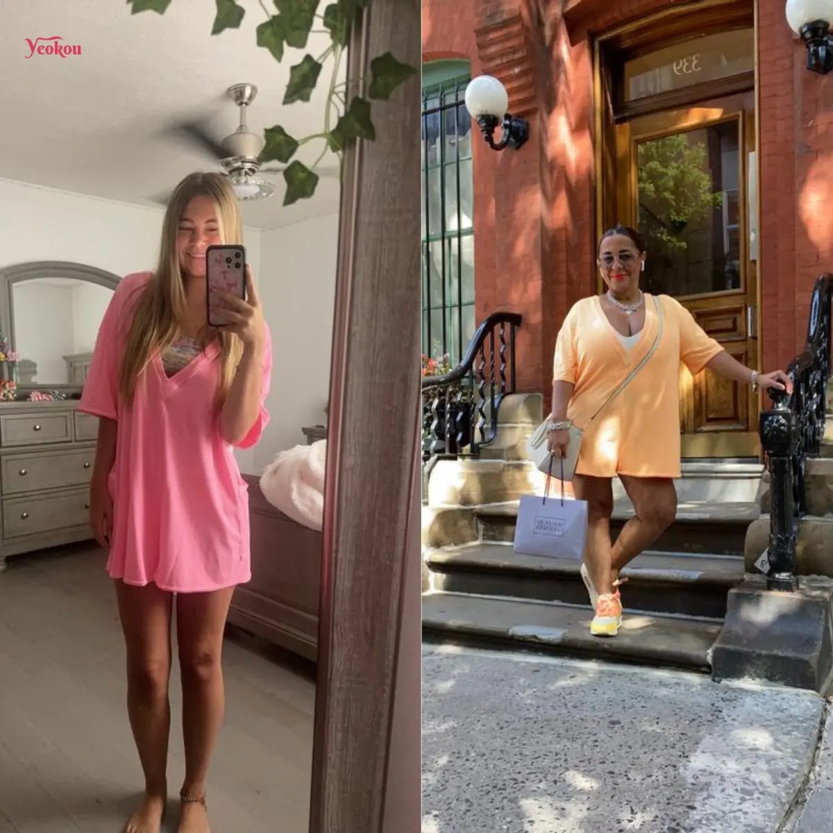 🔥Women's Oversized Casual Athletic Tee Romper