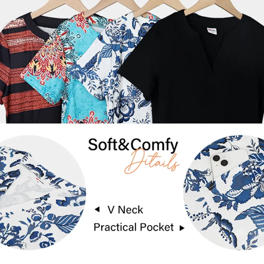 2026 Women‘s V Neck Wedding Summer Dress with pockets