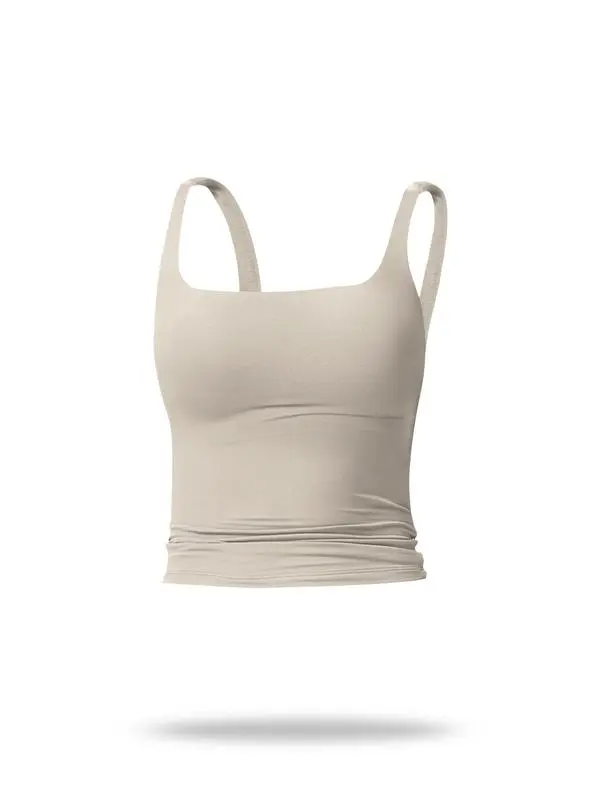 Women's Solid Color Sports Tank Top