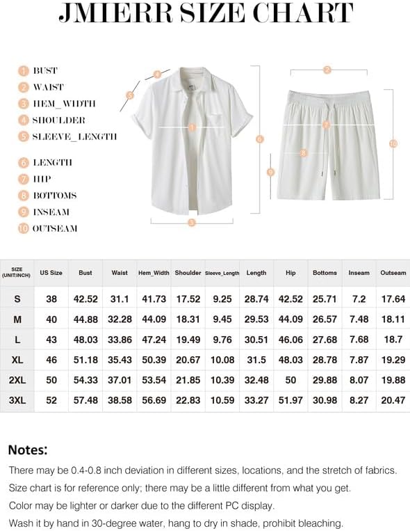 Men's 2 Piece Outfits Casual Button Down Short Sleeve Shirts Shorts Summer Beach Sets