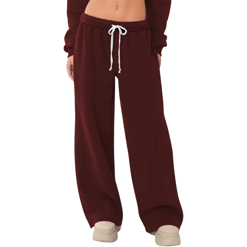 Women's Low Rise Wide Leg Sweatpants