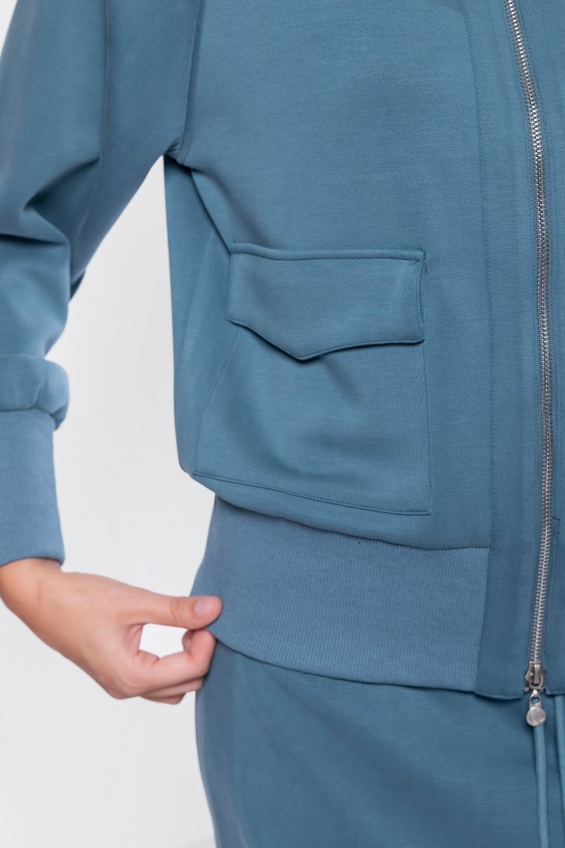 Mina Zip Up Jacket (Sage)