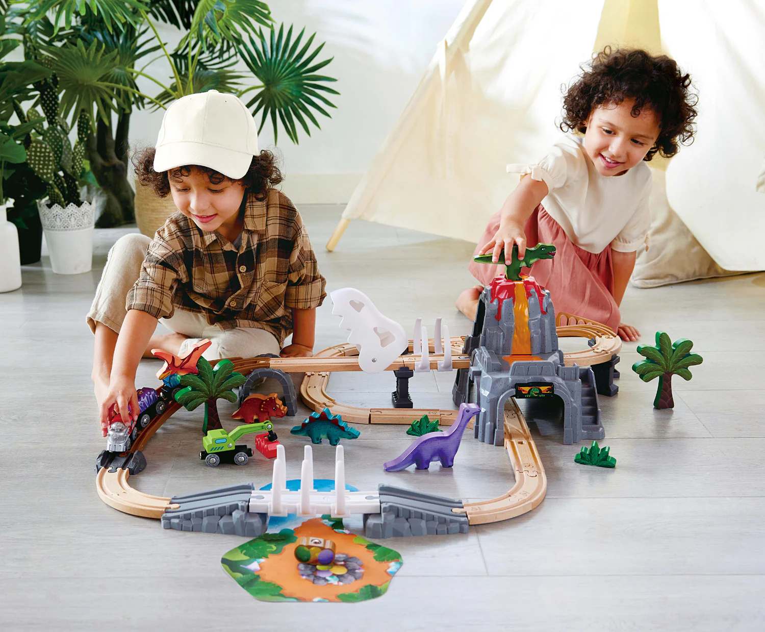 Dinosaur Railway Adventure Playset