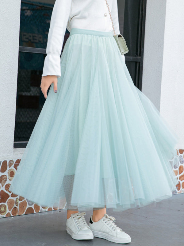 A-Line Skirt Midi Skirt