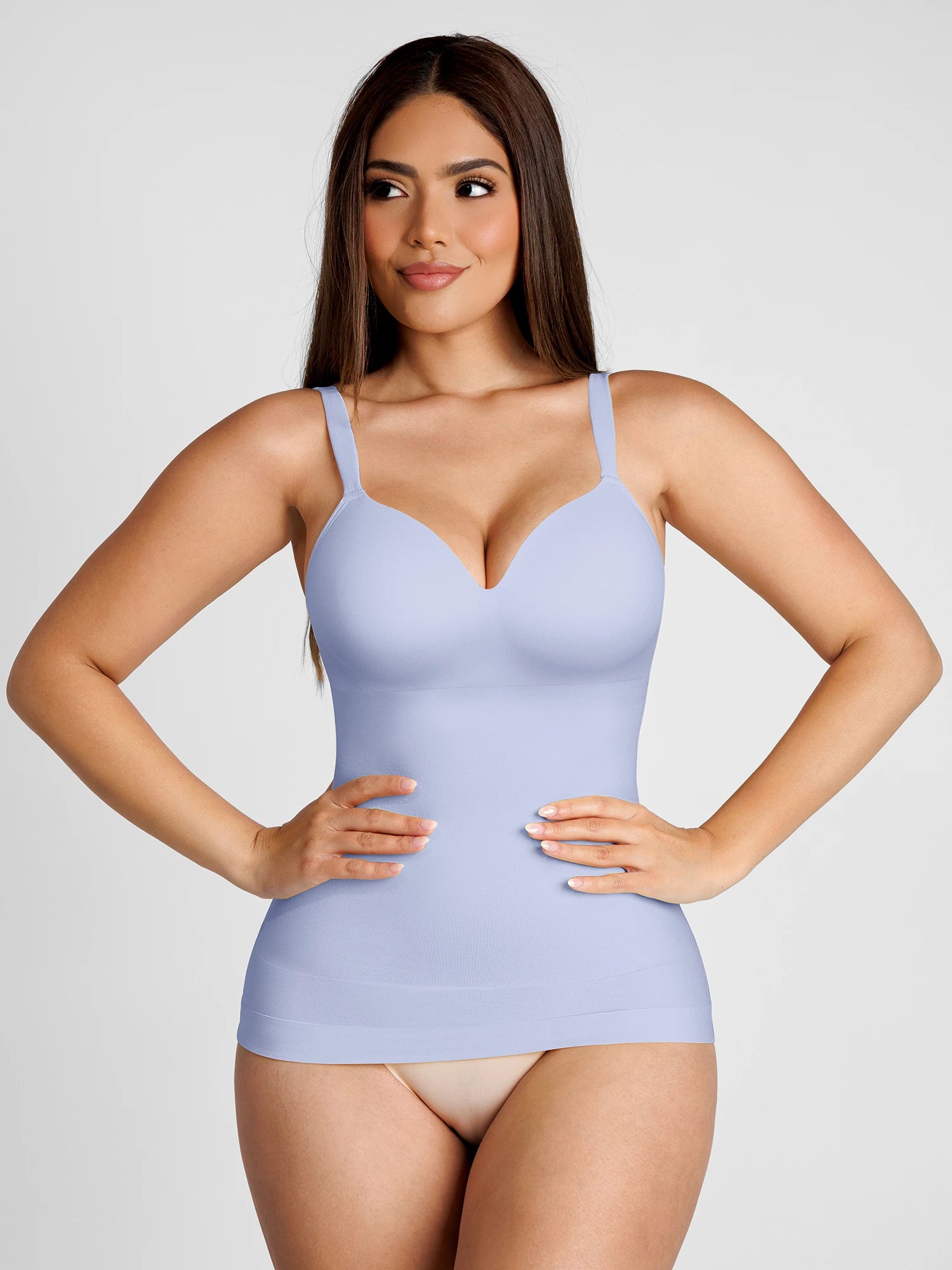 Feelingirl Seamless Built-In Bra Cami Top