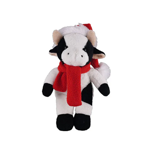 Xmas Scarf Cow 12inch