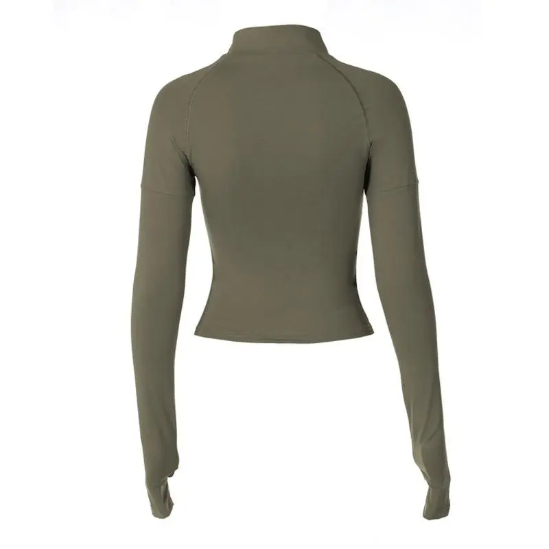 Women's Zipper Crop Jacket