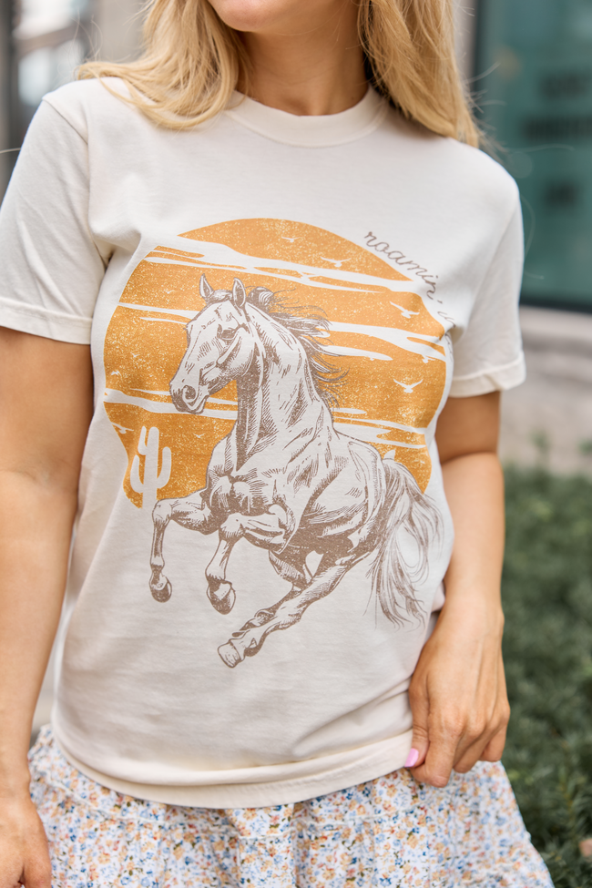 Roamin' Wild Ivory Graphic Tee