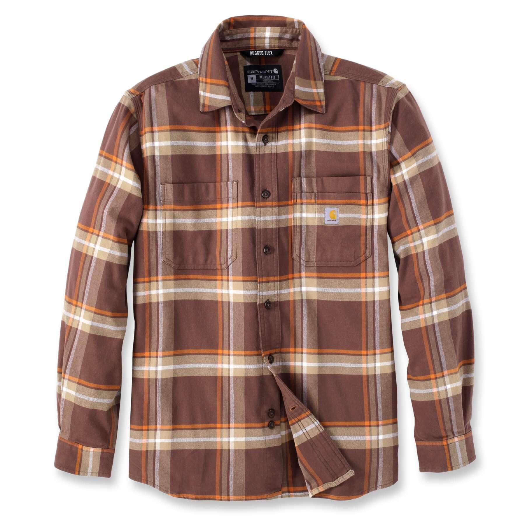 CHT Rugged Flex Midweight Relaxed Fit Flannel Long-Sleeve Plaid Shirt 105945