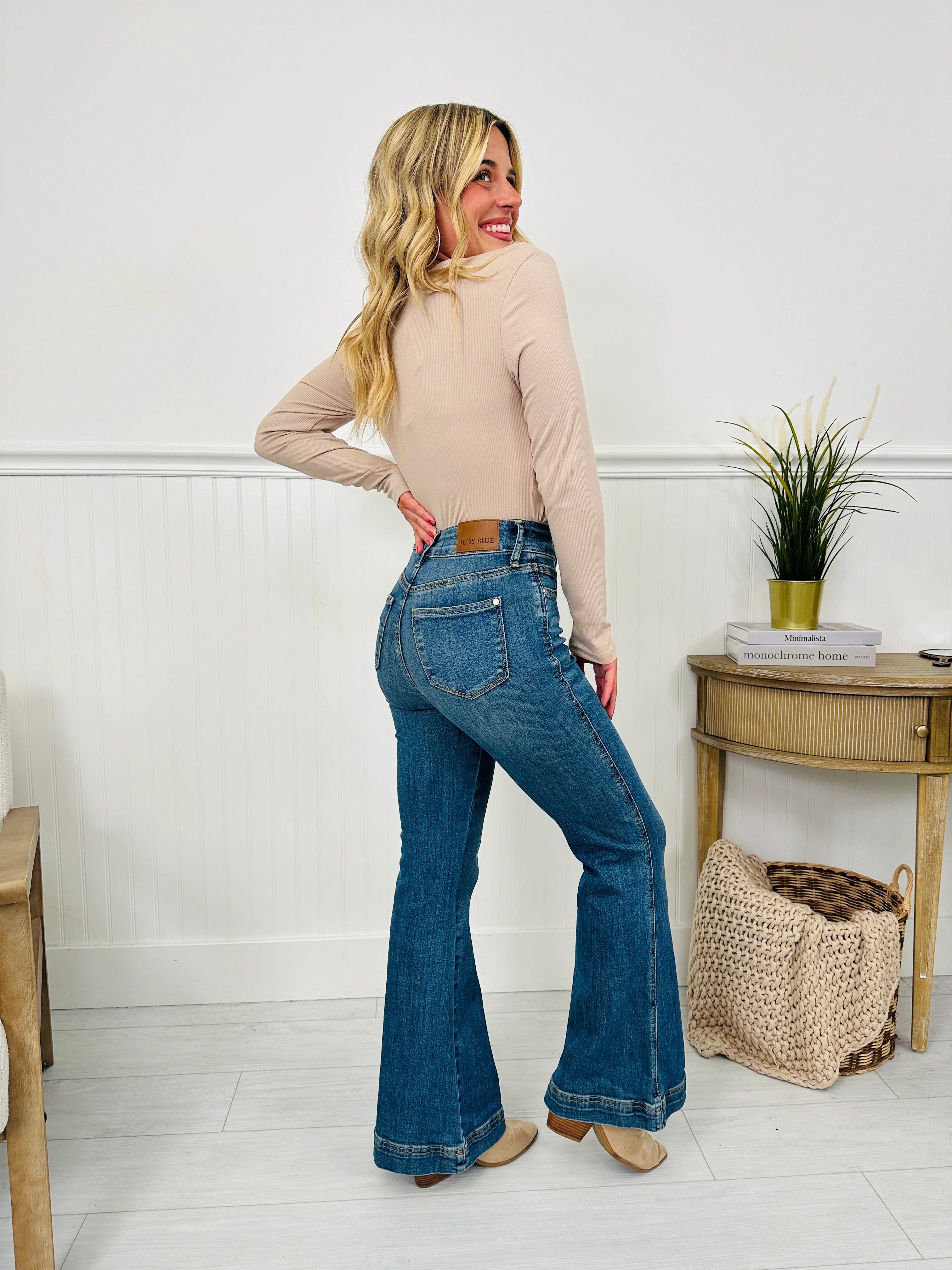 Judy Blue Double Vision Tummy Control Double Button Jeans- Multiple Inseams!