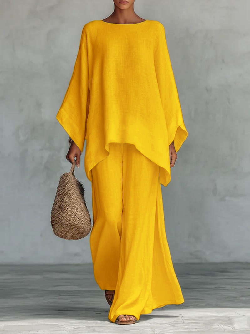 Boho Linen Two Piece Set