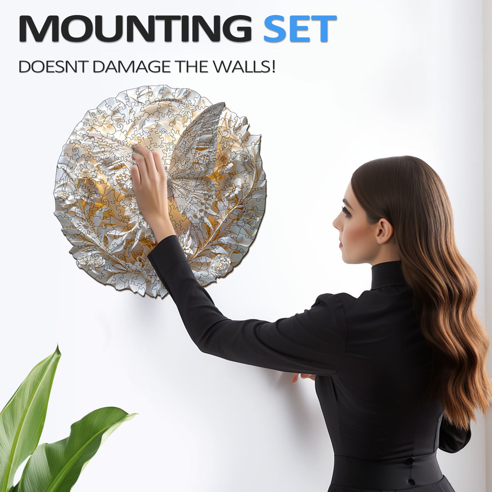 Paper Butterfly Wooden Jigsaw Puzzle