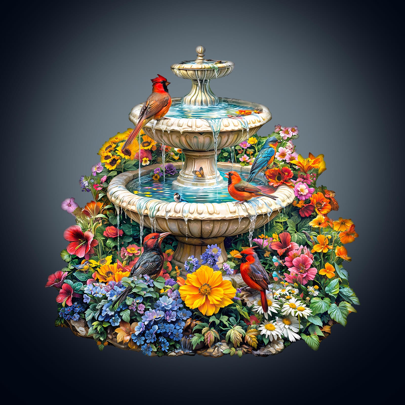 Garden Melody Wooden Jigsaw Puzzle