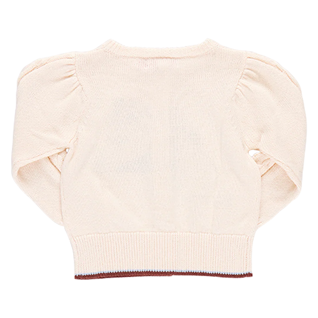 Girl's Cable Constance Sweater Wild Horse