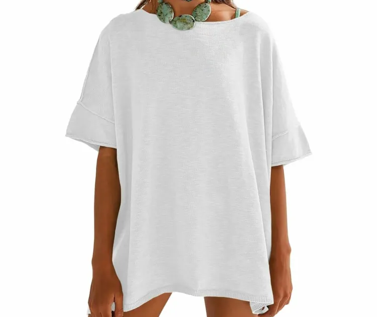 💖 Women's Oversized Summer Tee – Effortlessly Chic, Comfortably Cool 💖