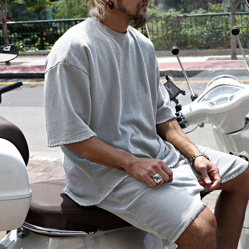 🏃‍♂️ 50% OFF NOW! 🎽 Casual Solid Sleeveless Sports Set – Moisture-Wicking & Loose Fit ☀️🩳