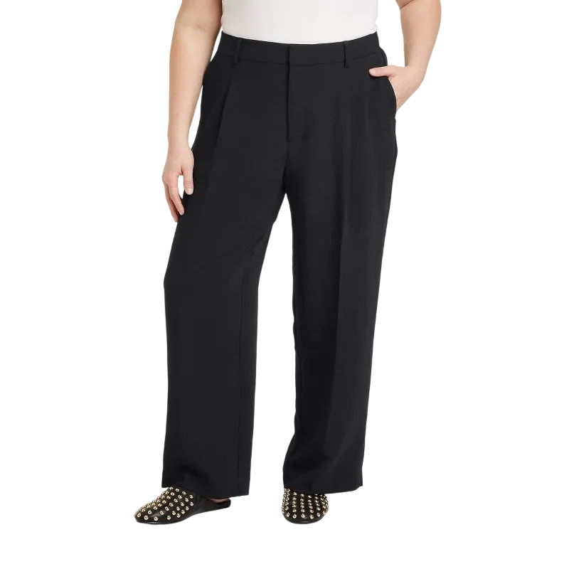 Women's Lapel Shirt And Crepe Trouser