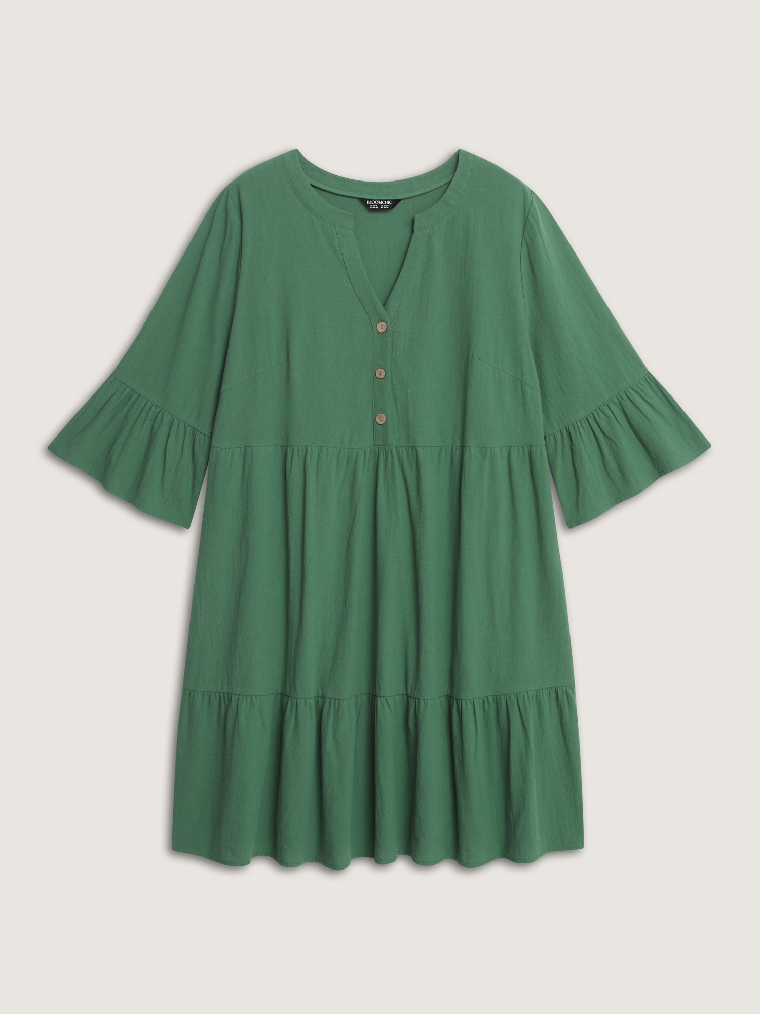 Pure Cotton Tiered Mini Dress