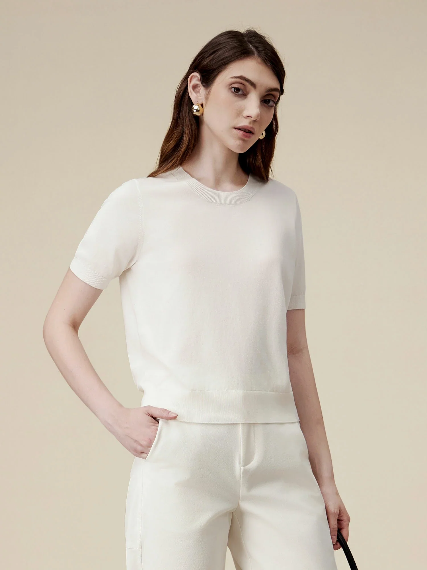 Lyocell Lightweight Knit Top