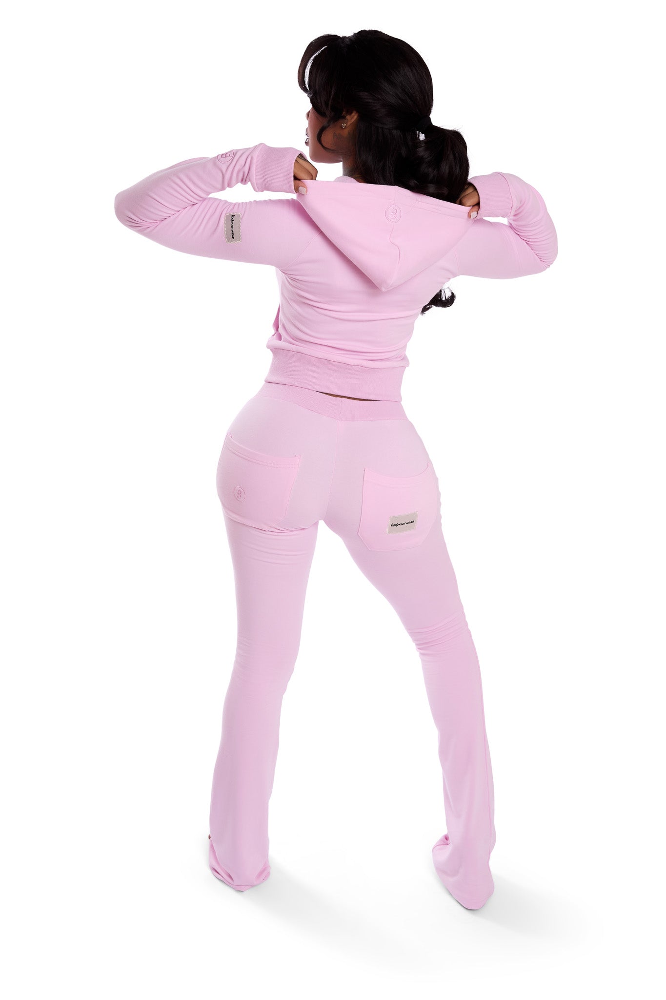 BODY KNITWEAR PANTS (BABY PINK)