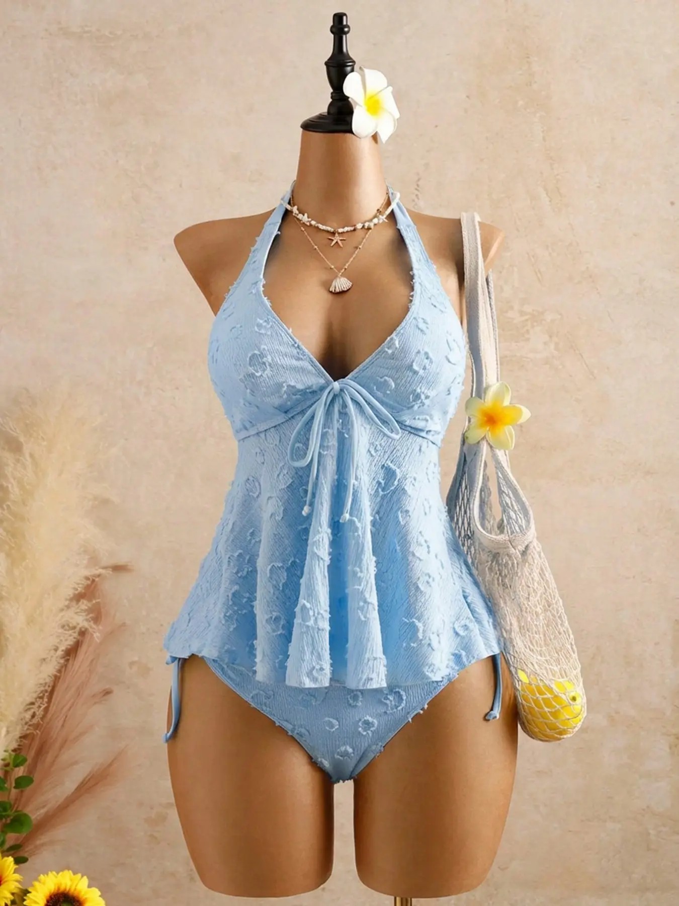 🔥🔥Easter Sale!Women's Fashion Tankini Swimsuit, Stylish Two-Piece Swimwear